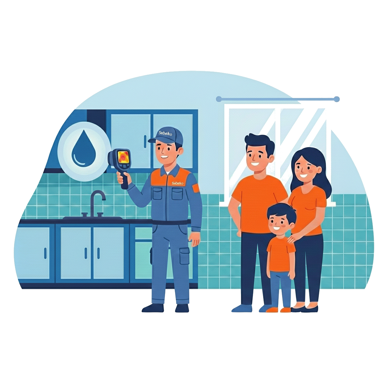 Recherche de fuite d'eau