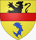blason de la ville de bron, située dans le Rhône