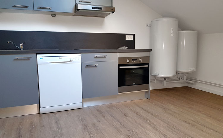 Rénovation de la cuisine d'un appartement locatif