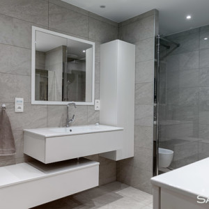 Salle de bain contemporaine 69005