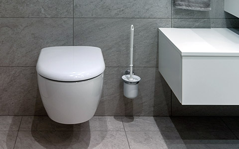 Remplacement des sanitaires par un WC suspendu design