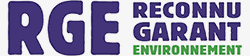 Une entreprise RGE, reconnue garante de l'environnement